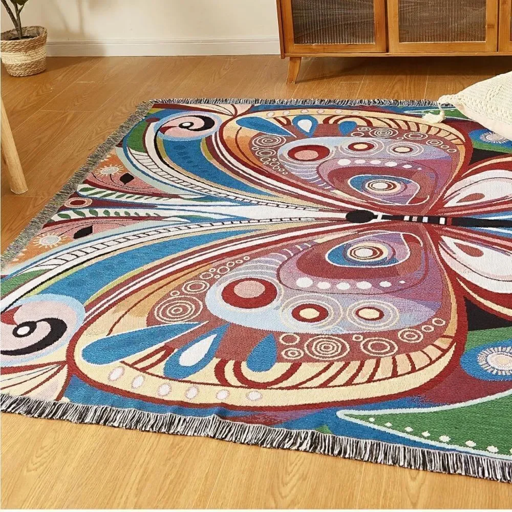 Western Boho Couch Throw Blanket